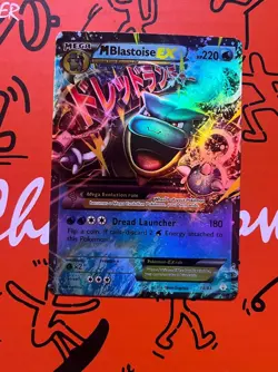 Pokemon TCG M Blastoise EX 18/83 Generations Ultra Rare Holo Dread Launcher - Image 1