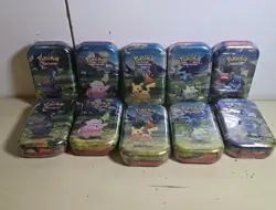 Pokemon Ascended Heroes Mini Tins Display Box of 10 Case Brand New - Image 3