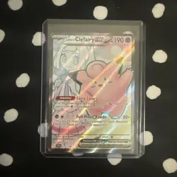 Lillie's Clefairy ex 173/159 Pokemon Journey Together Holo Full Art Ultra Rare - Image 1