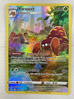 Parasect TG01/TG30 Swsh11: Lost Origin Trainer Gallery Holo Pokemon TCG NM - Image 1