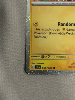 Pikachu (Pokemon Day 2026) 051/162 Cosmos Holo Fart/ Left Border double Swirl 🌀 - Image 5