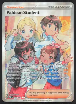 Paldean Student 230/091 Ultra Rare Paldean Fates Pokemon Near Mint - Image 1
