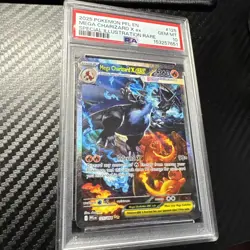 2025 Pokemon PFL En Mega Charizard X Ex Special Illustration Rare PSA 10 #125 - Image 1