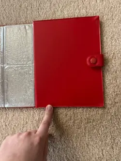 Vintage Pokemon Charizard Master Quest 4-slot Mini Binder Holds 80 Cards 2002 - Image 2