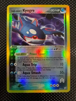 Pokemon Team Magma vs Team Aqua Team Aqua's Kyogre Reverse Holo Rare 3/95 NM - Image 2