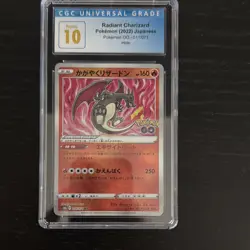 Radiant Charizard 011/071 CGC Pristine 10 Pokemon GO Japanese Holo Slab 2022 - Image 1