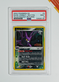 Pokemon PSA 9 Dark Crobat #3 Rev Foil EX Team Rocket Returns 2004 English - Image 1