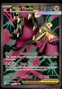 Pokemon TCG - Mega Mawile ex Ultra Rare ME01: Mega Evolution 162/132 NM - Image 1