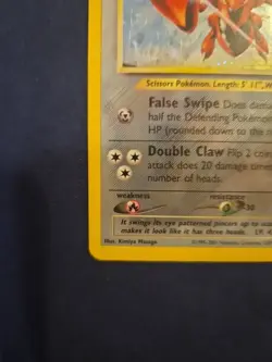 Pokemon TCG Scizor Neo Discovery 10/75 Holo - Image 2