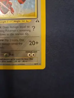 Pokemon TCG Scizor Neo Discovery 10/75 Holo - Image 3