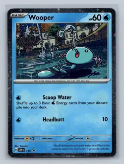Wooper 155 Cosmos Holo Promo Scarlet & Violet Promo NM Free Shipping06 - Image 1