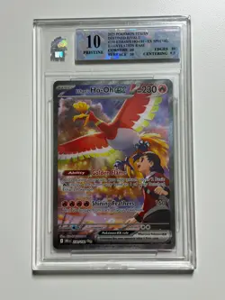 Ethan's Ho-Oh ex #230 Pokemon Destined Rivals MNT 10 Pristine [179187] - Image 1