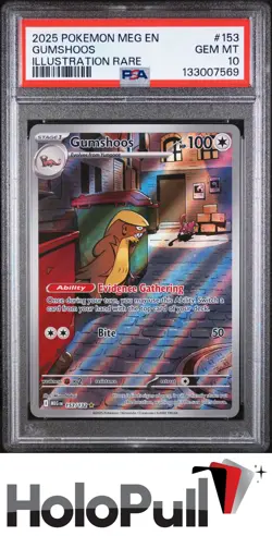 Pokemon TCG 2025 Pokemon Meg En-Mega Evolution Gumshoos #153 - Image 1