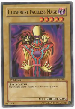 Illusionist Faceless Mage 1st Edition Common SDP-004 Yu-Gi-Oh Near Mint - Image 1