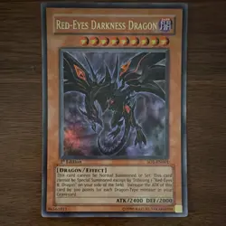 Konami Red-Eyes Darkness Dragon SD1-EN001 Ultra Rare 1st Ed EN 2400/2000 - Image 1