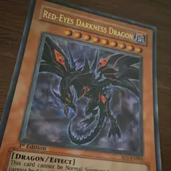 Konami Red-Eyes Darkness Dragon SD1-EN001 Ultra Rare 1st Ed EN 2400/2000 - Image 2
