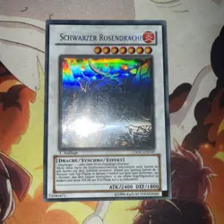 Black Rose Dragon CSOC-DE039 1st Edition Ghost Rare Yu-Gi-Oh LP - German - Image 1