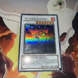 Black Rose Dragon CSOC-DE039 1st Edition Ghost Rare Yu-Gi-Oh LP - German - Image 2