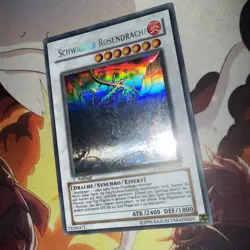 Black Rose Dragon CSOC-DE039 1st Edition Ghost Rare Yu-Gi-Oh LP - German - Image 4