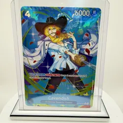 One Piece TCG Cavendish (Parallel) OP10-045 Rare Foil Royal Blood NM - Image 1