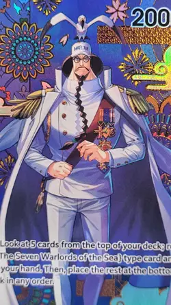 Bandai One Piece CCG Sengoku OP07-046 Rare Holo Character HP 2000 - Image 2
