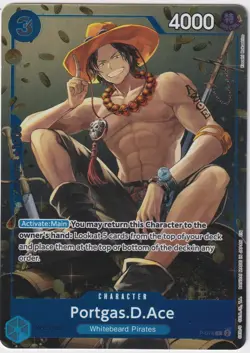 Portgas D Ace P-074 Promo Tin NM One Piece TCG English - Image 1