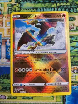 Pokemon TCG Radiant Charizard Crown Zenith Holo Card 020/159 NM/LP Condition - Image 1