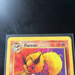 Pokemon TCG Flareon Card 19/64 Jungle Unlimited Rare Non-Holo NM - Image 2