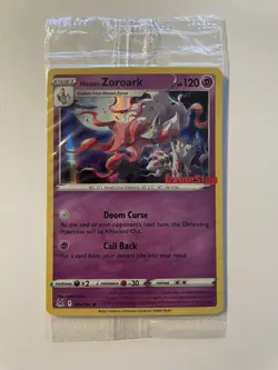 Pokemon Hisuian Zoroark - (Gamestop Exclusive) Promo Cards 076/196 SEALED - Image 1