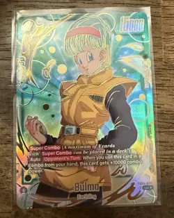 Bulma FB04-068 1st Anniversary Set Alternate Art Dragon Ball Super Card Game - Image 1