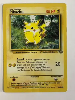 Pokemon TCG Jungle set Pikachu 60/64 Moderately Played - Image 1