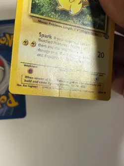 Pokemon TCG Jungle set Pikachu 60/64 Moderately Played - Image 2