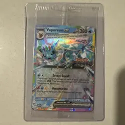 Pokemon TCG Vaporeon ex - (Prismatic Evolutions Stamp) 023/131 Promo Sealed - Image 1
