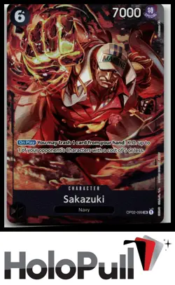 One Piece Paramount War Sakazuki (Alternate Art) #OP02-099 Super Rare - Image 1