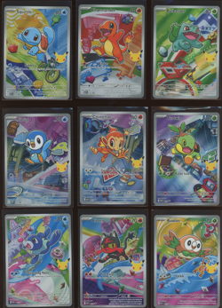 Pokemon 2026 First Partner Illustration Collection 9 card Promo Set #1 Kanto + - Image 1