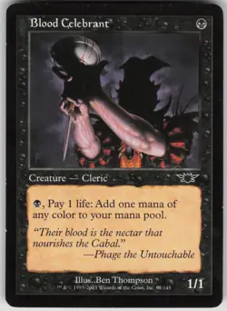 Magic the Gathering TCG Blood Celebrant C Legions 61 - Image 1