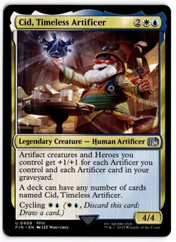 Cid, Timeless Artificer (0408) #408 - FINAL FANTASY - Normal - Uncommon - Image 1