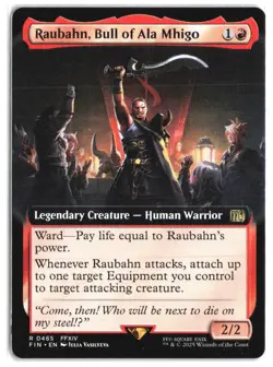 Raubahn, Bull of Ala Mhigo (Extended Art) #465 - FINAL FANTASY - Normal - Rare - Image 1