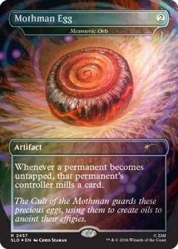MTG Mothman Egg - Mesmeric Orb SecreMothman Eggt Lair Drop Foil - Image 1