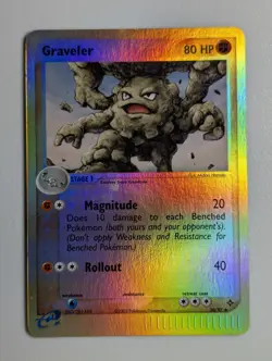 Near Mint 2003 Pokemon EX Dragon Graveler 30/97 Uncommon Reverse Holo - Image 1