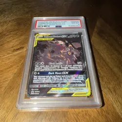 POKEMON SM BLACK STAR PROMO 241 TAG TEAM POWERS COLL UMBREON & DARKRAI GX PSA 8 - Image 1