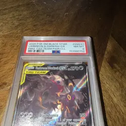 POKEMON SM BLACK STAR PROMO 241 TAG TEAM POWERS COLL UMBREON & DARKRAI GX PSA 8 - Image 2