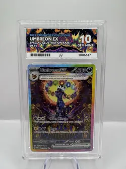 Pokemon TCG Umbreon EX Prismatic Evolutions SIR 161/131 ACE 10 Perfect Subgrades - Image 3