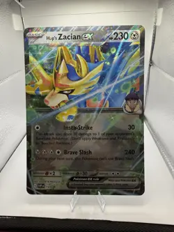 Hop's Zacian ex Jumbo Black Star Promo Holo 193 Pokemon Journey Together - Image 1