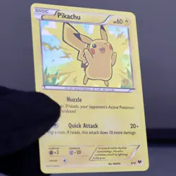 Pokemon Pikachu 5/12 McDonald’s Collection 2013 Holo Promo NM - Image 3