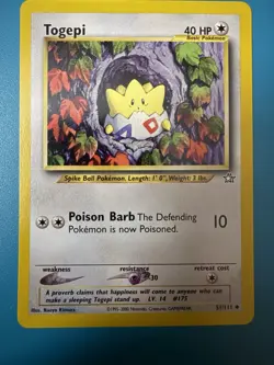 Pokemon TCG Togepi 51/111 Neo Genesis English - Image 1