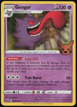Gengar 057/198 NM Trick or Trade BOOster Promo Holo Pokemon - Image 1