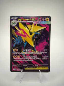 Pokemon TCG Mega Manectric EX Ultra Rare- Mega Evolution, Near Mint - Image 1