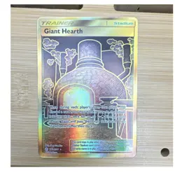 Pokemon Giant Hearth Secret Rare Holo 263/236 Sm-Cosmic Eclipse Trainer - Image 1