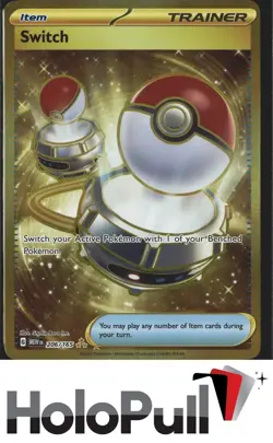 Pokemon TCG SV: Scarlet & Violet 151 Switch #206/165 Holo - Image 1